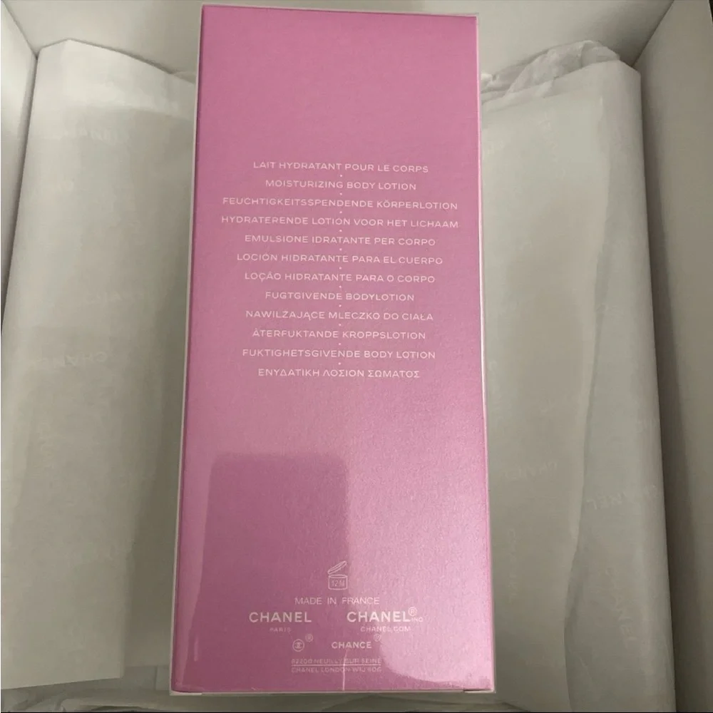 CHANEL CHANCE EAU TENDRE MOISTURIZING LOTION